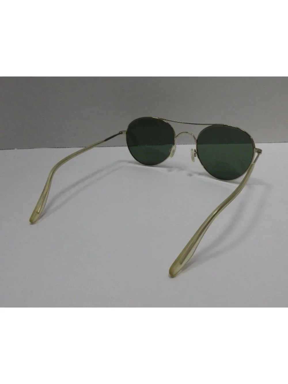 Barton Perreira Sunglasses Green Aviator Rounded Dalziel 50-22-145 NEW